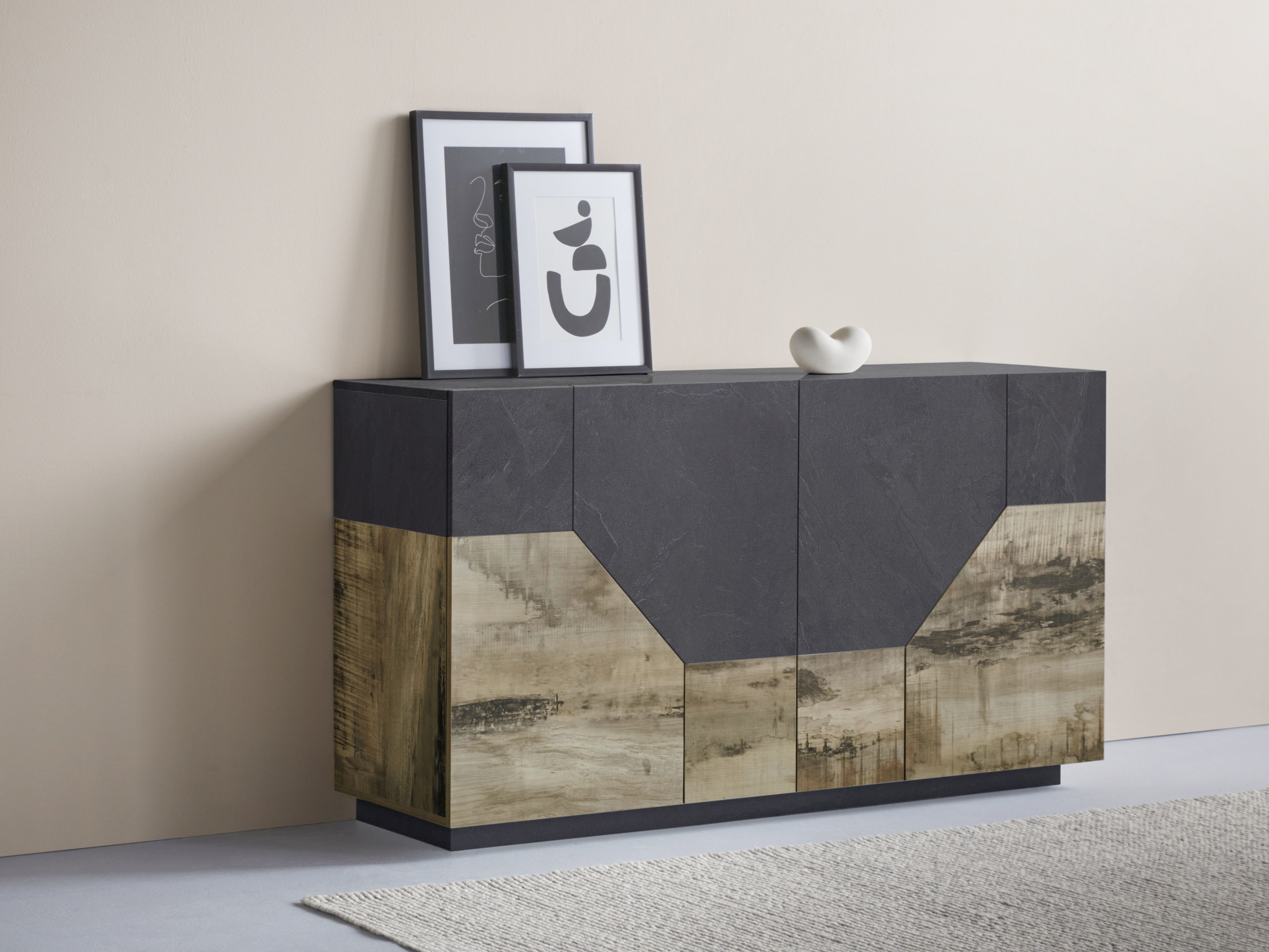 INOSIGN Sideboard "ALIEN-Kommode, Schrank, Anrichte mit 4 Türen und 4 Fäche günstig online kaufen