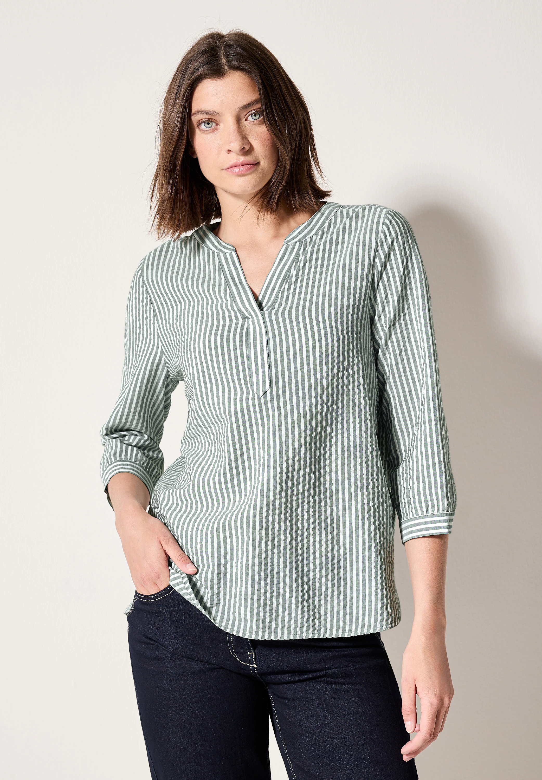 Cecil Klassische Bluse, mit 3/4 Ärmeln günstig online kaufen
