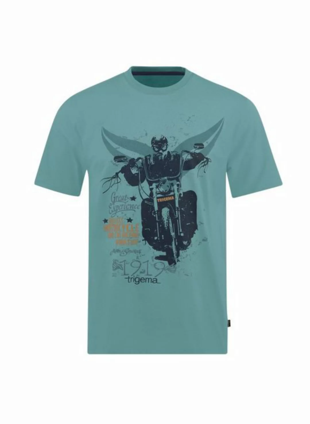 Trigema T-Shirt TRIGEMA T-Shirt mit Motorrad-Print (1-tlg) günstig online kaufen