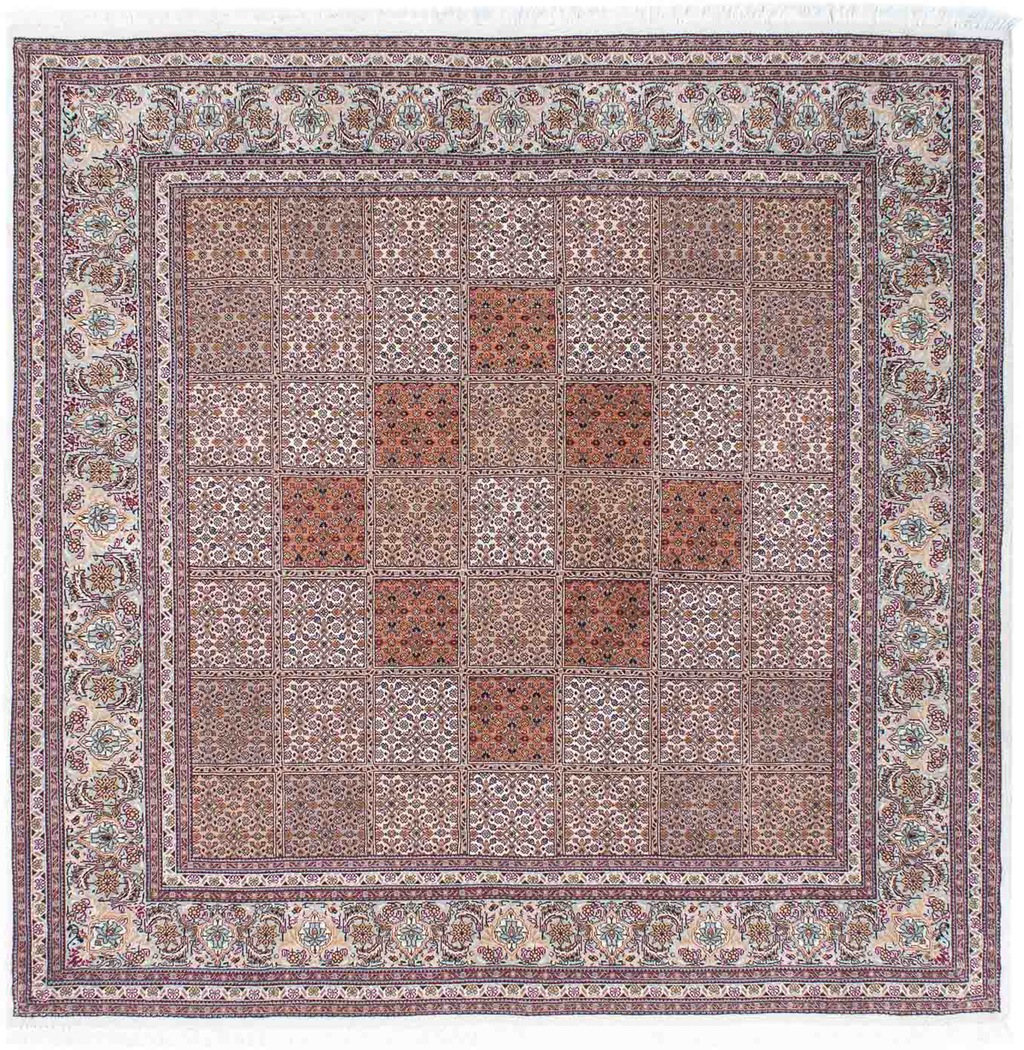 morgenland Orientteppich »Perser - Täbriz quadratisch - 153 x 150 cm - dunk günstig online kaufen
