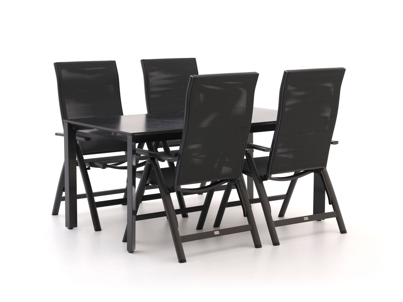 Bellagio Avio/Sestino 160 cm Gartenmöbel-Set 5-Teilig verstelbaar günstig online kaufen