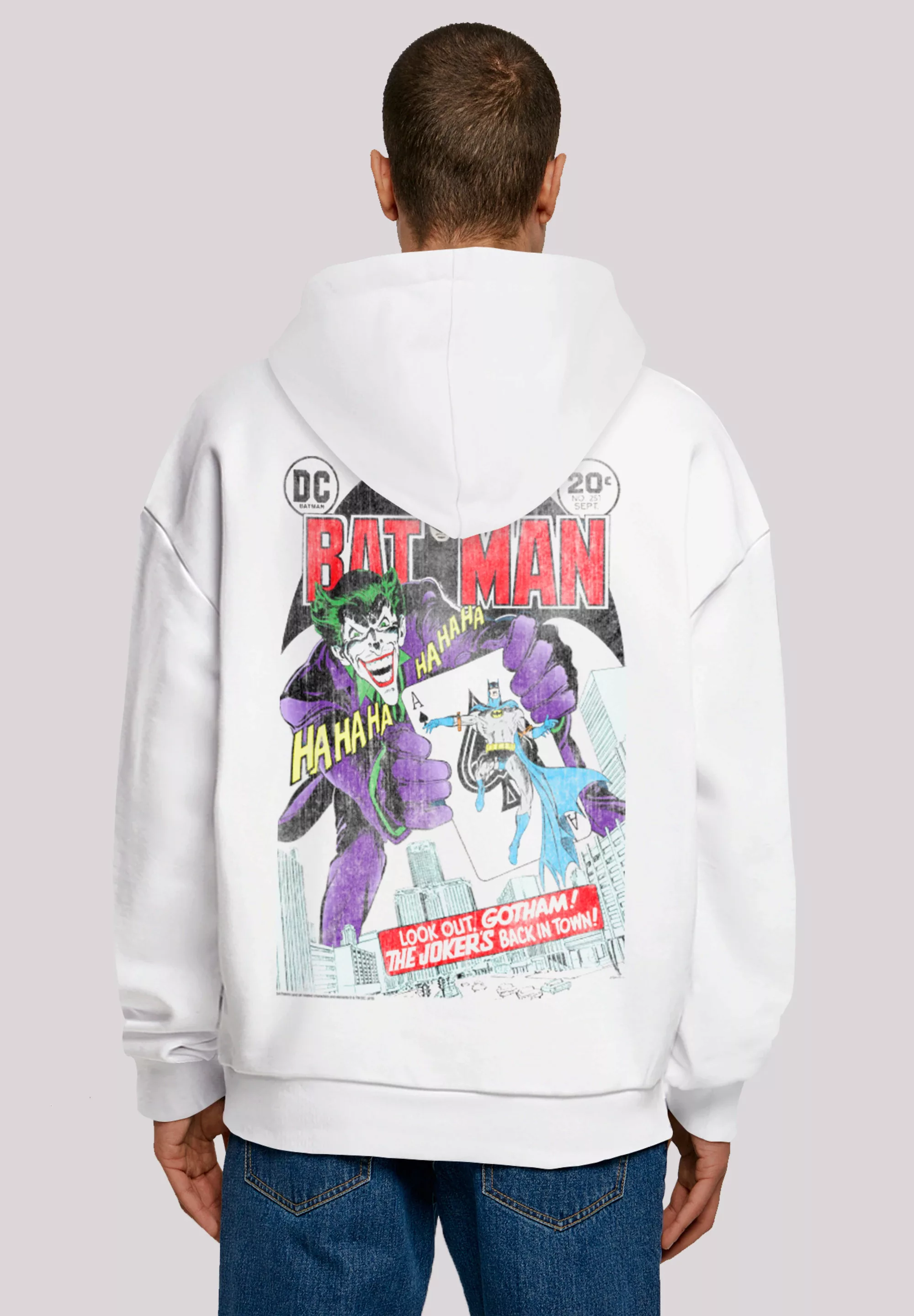 F4NT4STIC Kapuzenpullover "Batman Joker Playing Card Cover", Print günstig online kaufen