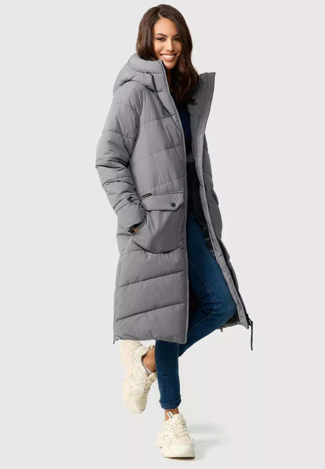 Marikoo Winterjacke "Tomomii XVI", warmer Winter Stepp Mantel mit Kapuze günstig online kaufen