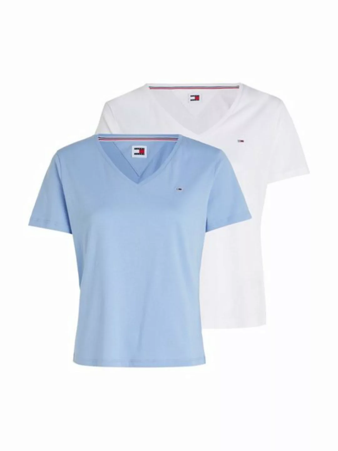 Tommy Jeans V-Shirt TJW 2PACK SLIM SOFT V NECK TEE (Packung, 2-tlg., 2er-Pa günstig online kaufen