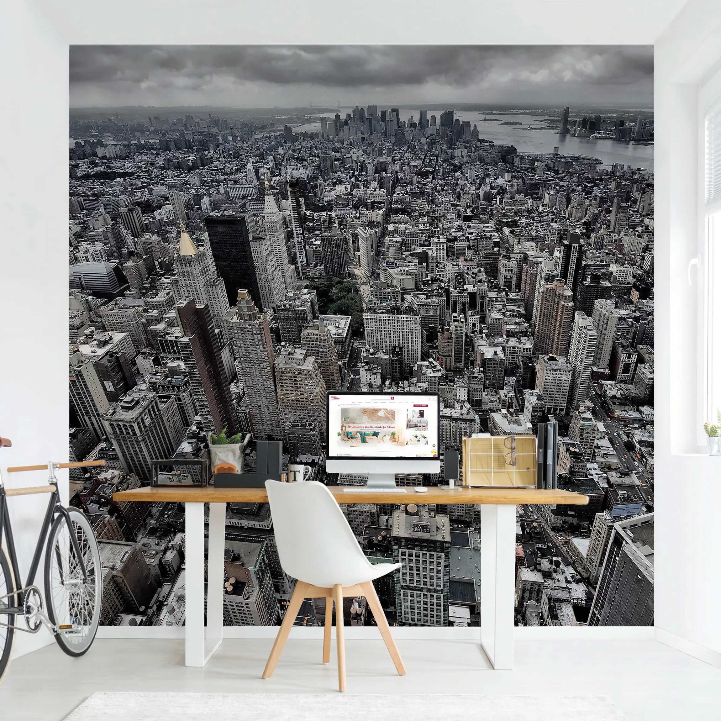 Fototapete Blick über Manhattan günstig online kaufen