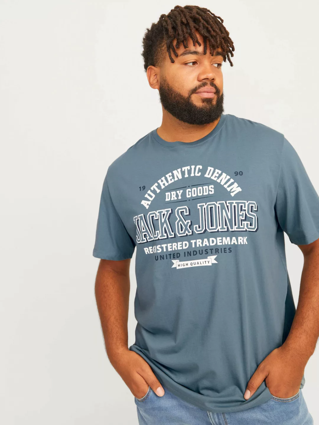 Jack & Jones PlusSize T-Shirt "JJELOGO TEE SS O-NECK 2 COL AW24 S PLS", mit günstig online kaufen