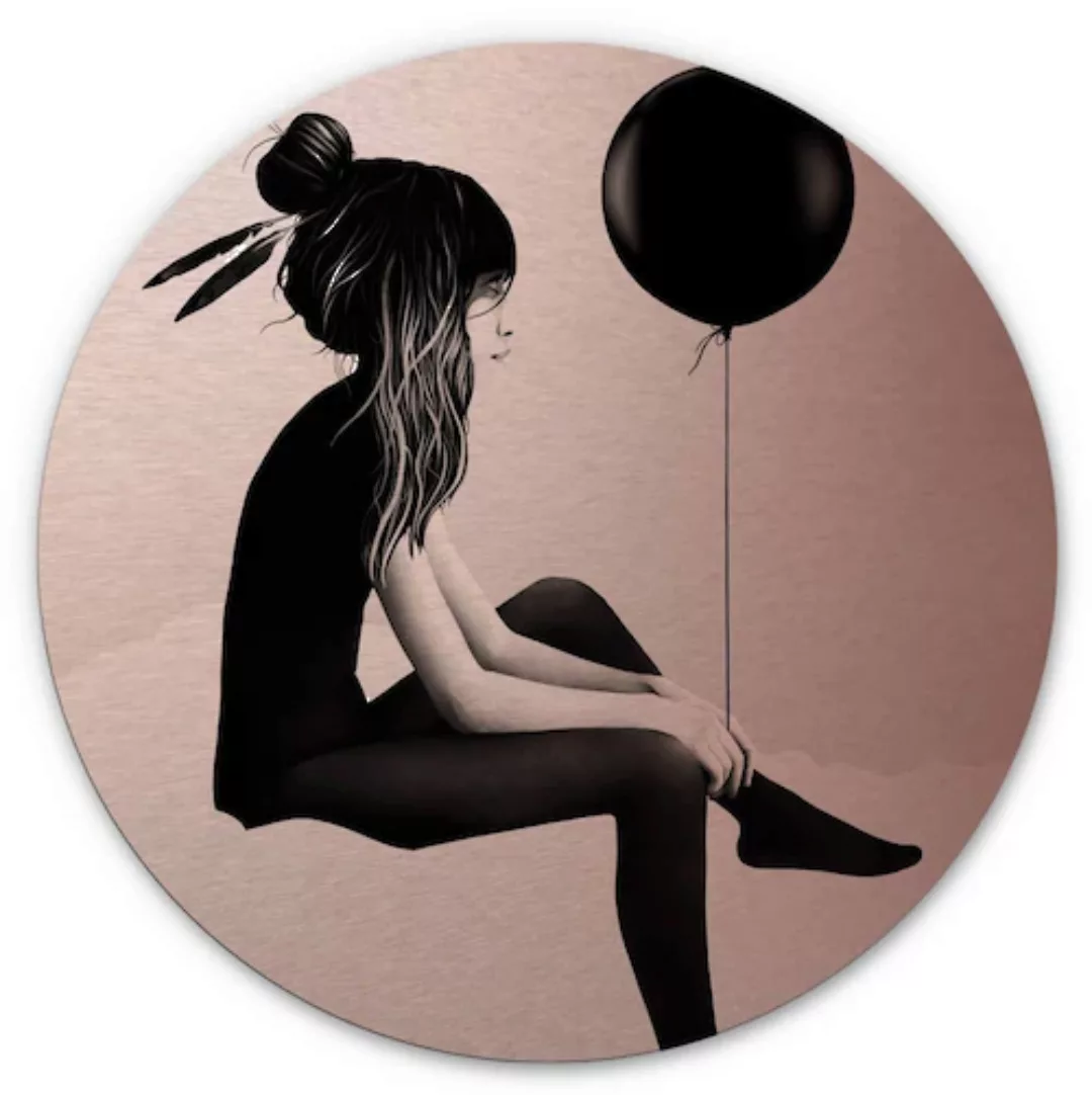 Wall-Art Metallbild »Metallschild Luftballon Wandbild«, (1 St.) günstig online kaufen