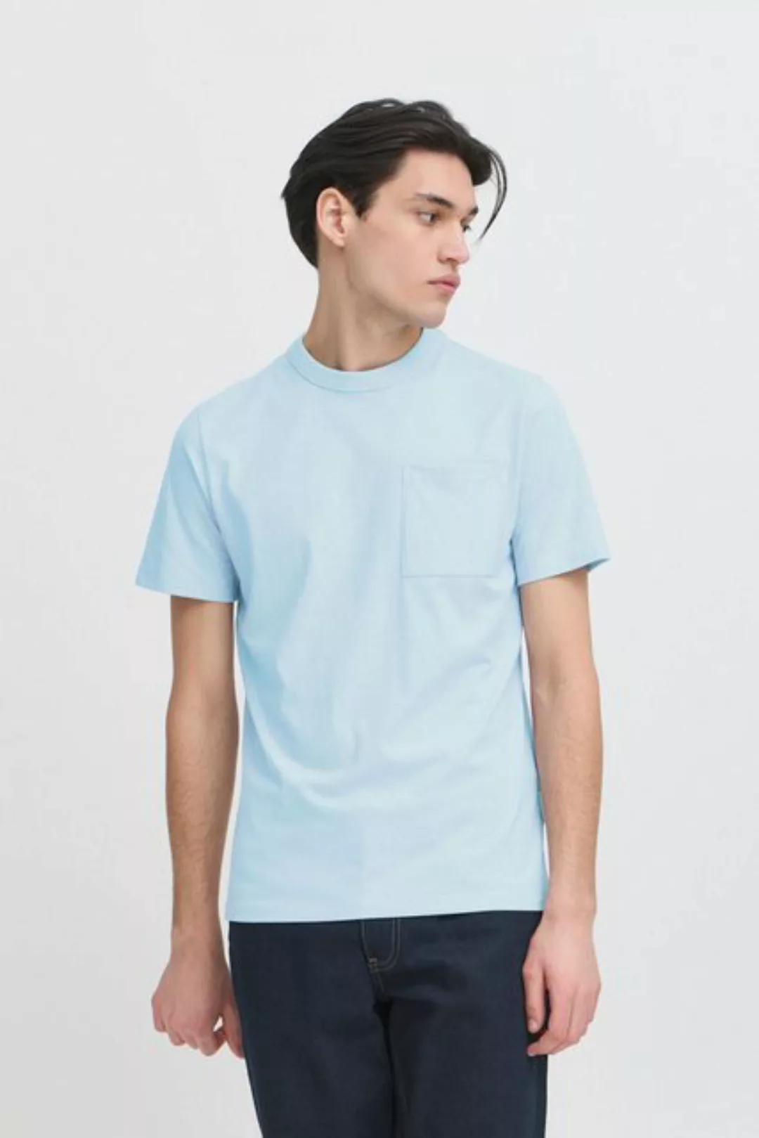 Casual Friday T-Shirt "T-Shirt CFJASPER mélange tee with chest pocket" günstig online kaufen