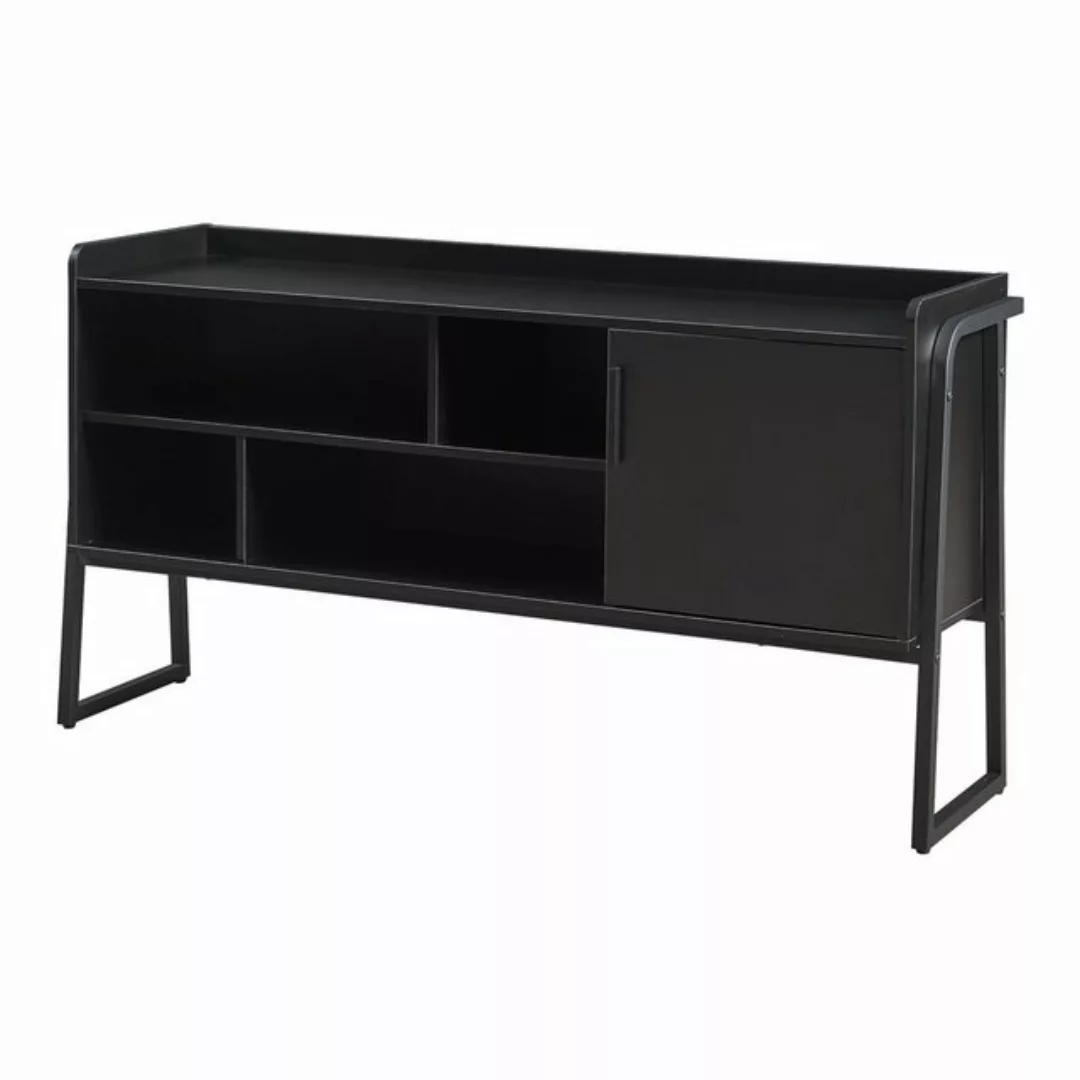 en.casa TV-Schrank Fernsehschrank »Storfjord« mit Metallgestell 120x34x63 c günstig online kaufen