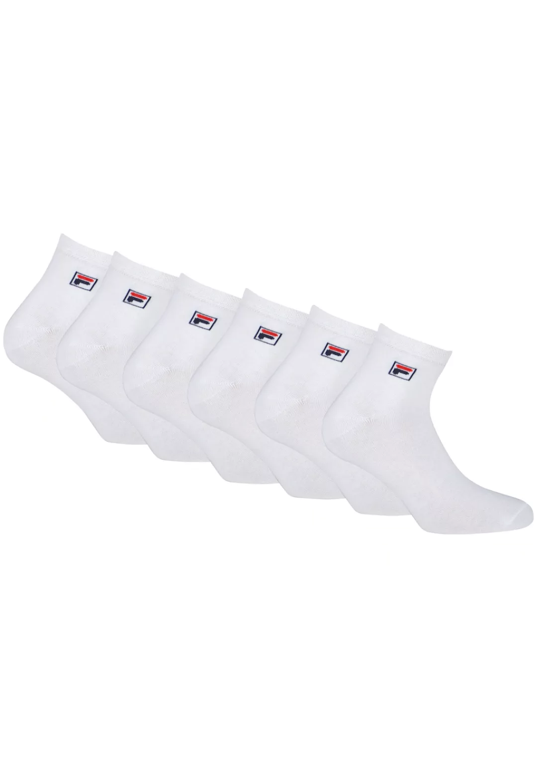 Fila Kurzsocken, (Packung, 6 Paar), Sneakersocken mit Logo-Stickerei günstig online kaufen