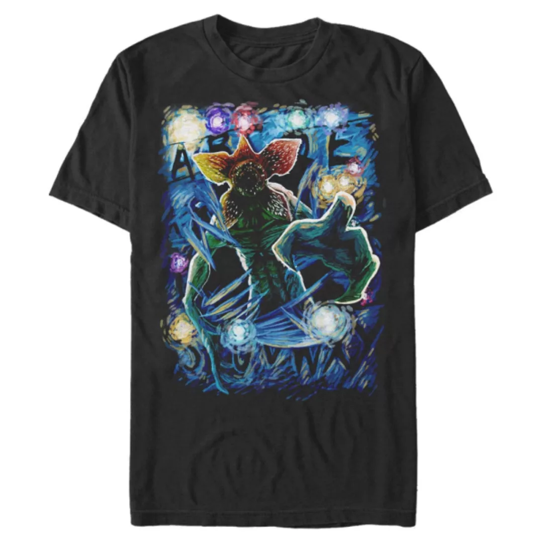 Netflix - Stranger Things - Demogorgon Starry - Männer T-Shirt günstig online kaufen