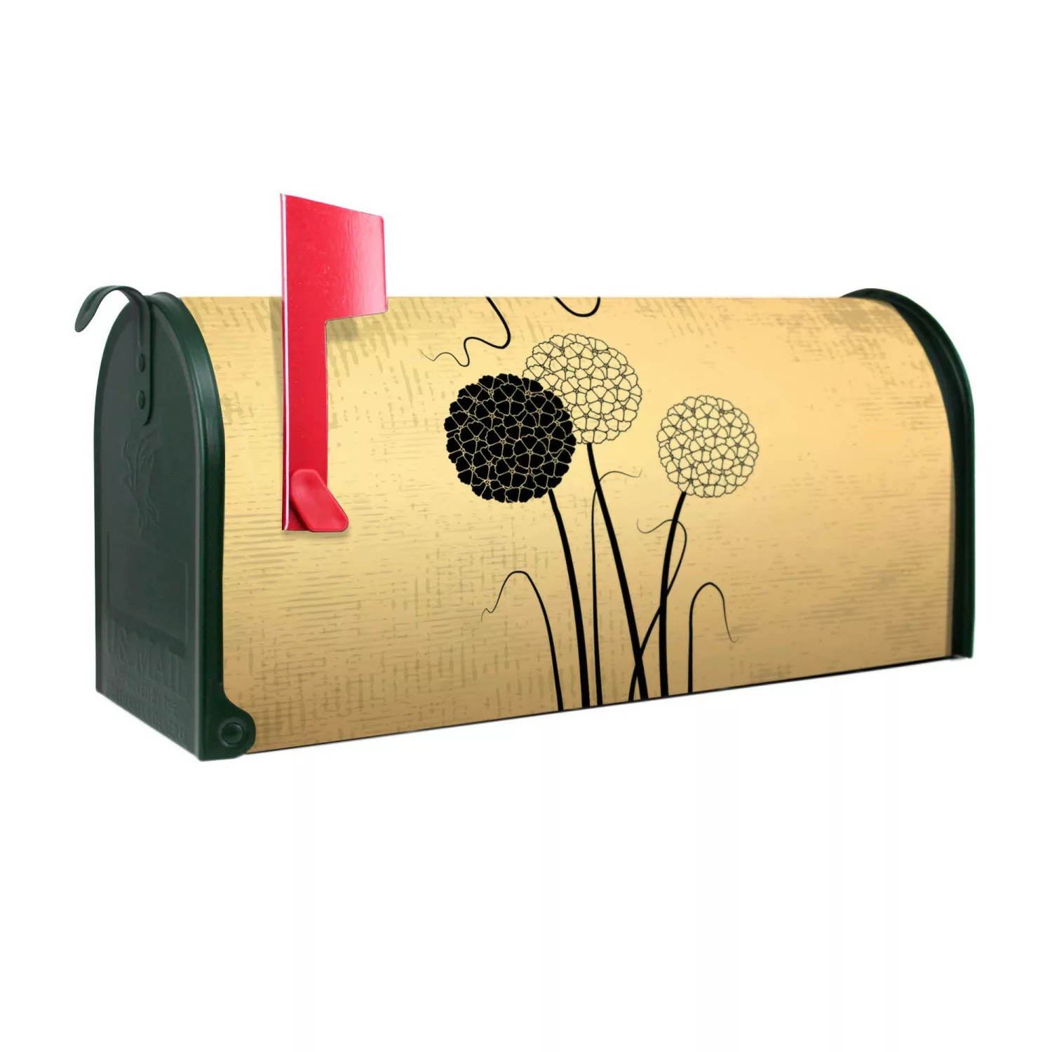 Banjado Amerikanischer Briefkasten Grün 48x22x16cm US Mailbox Letterbox Pos günstig online kaufen