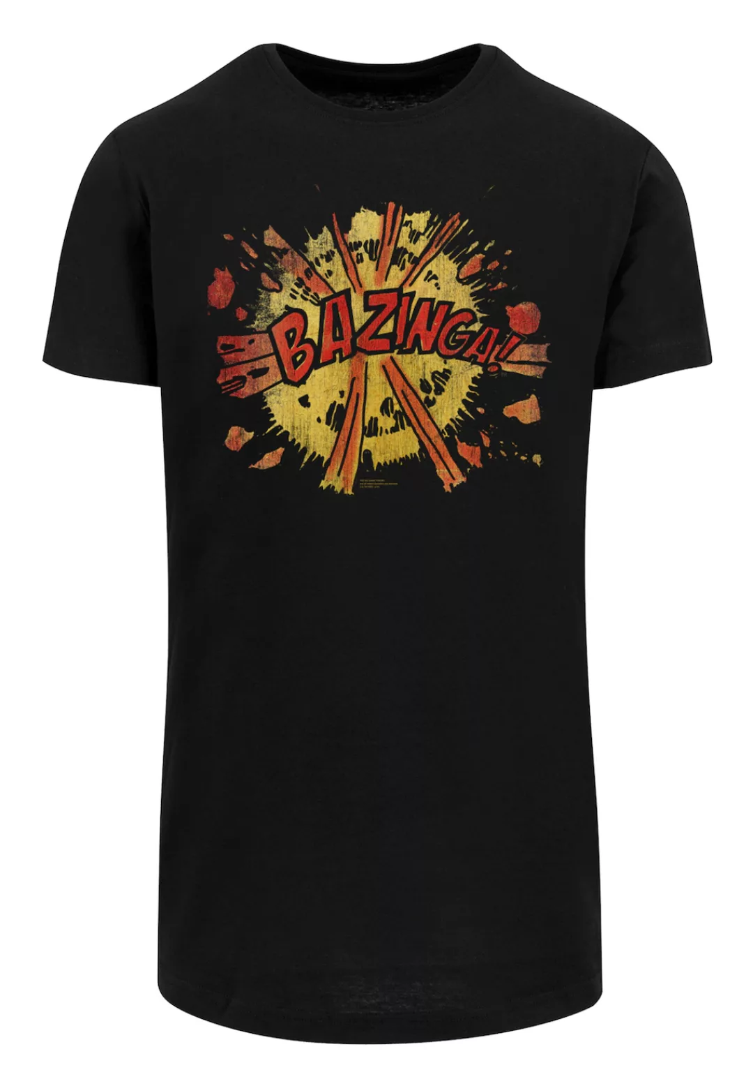 F4NT4STIC T-Shirt "Big Bang Theory TV Serie Bazinga Explosion", Print günstig online kaufen