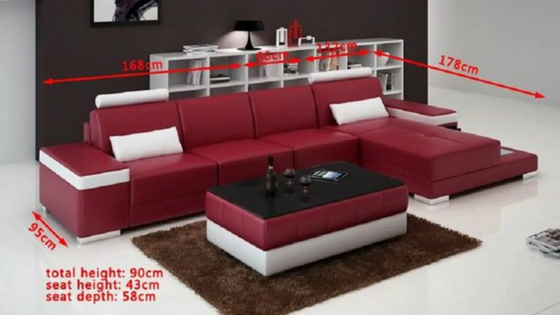 JVmoebel Ecksofa Sofa Sitzlandschaft Polster Sitz Couchen Sofas L Form Set günstig online kaufen