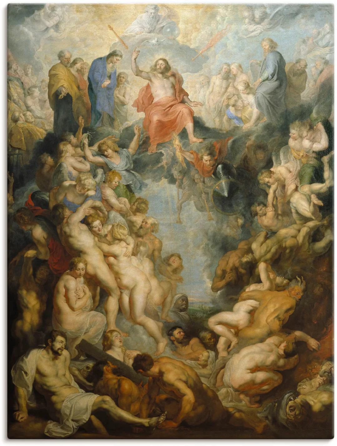 Artland Wandbild "Das große Jüngste Gericht. 1617", Religion, (1 St.) günstig online kaufen