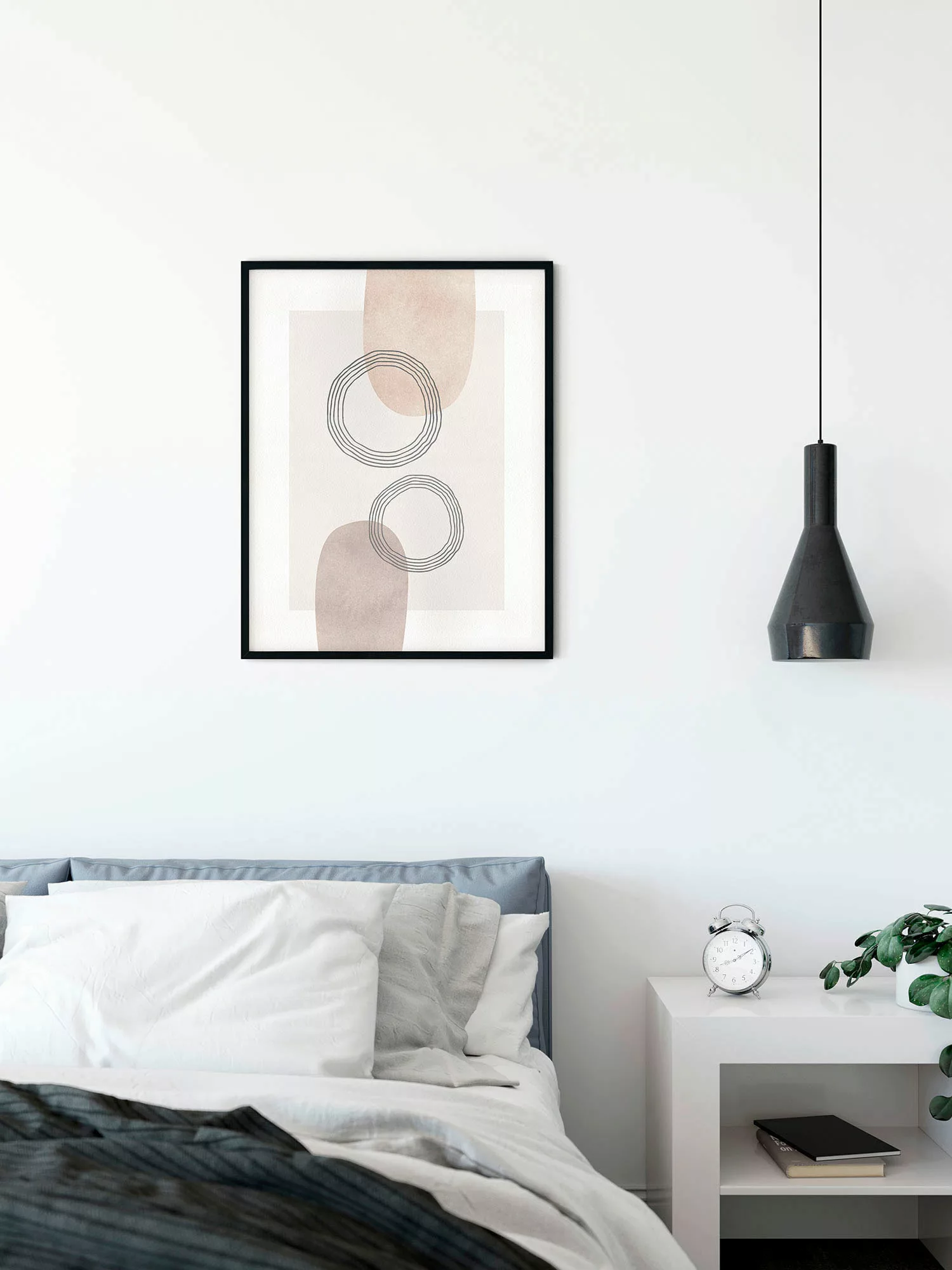 Komar Wandbild "Line Art Circles", (1 St.), Deutsches Premium-Poster Fotopa günstig online kaufen