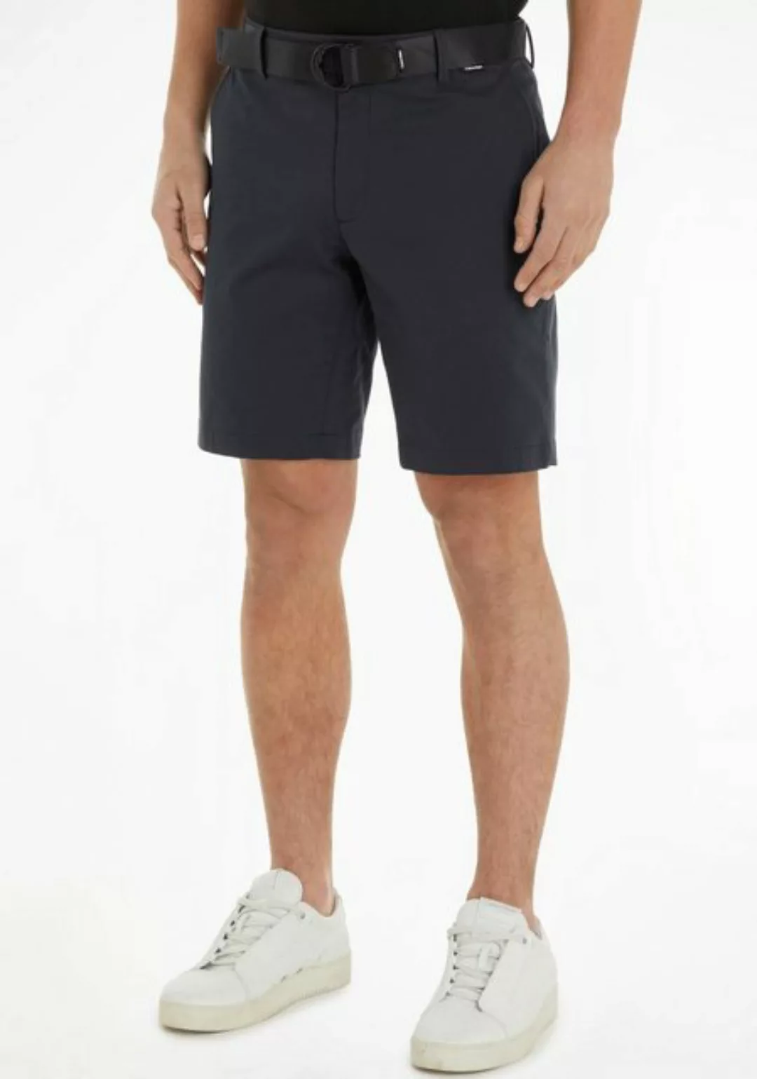 Calvin Klein Shorts MODERN TWILL SLIM mit Gürtel günstig online kaufen