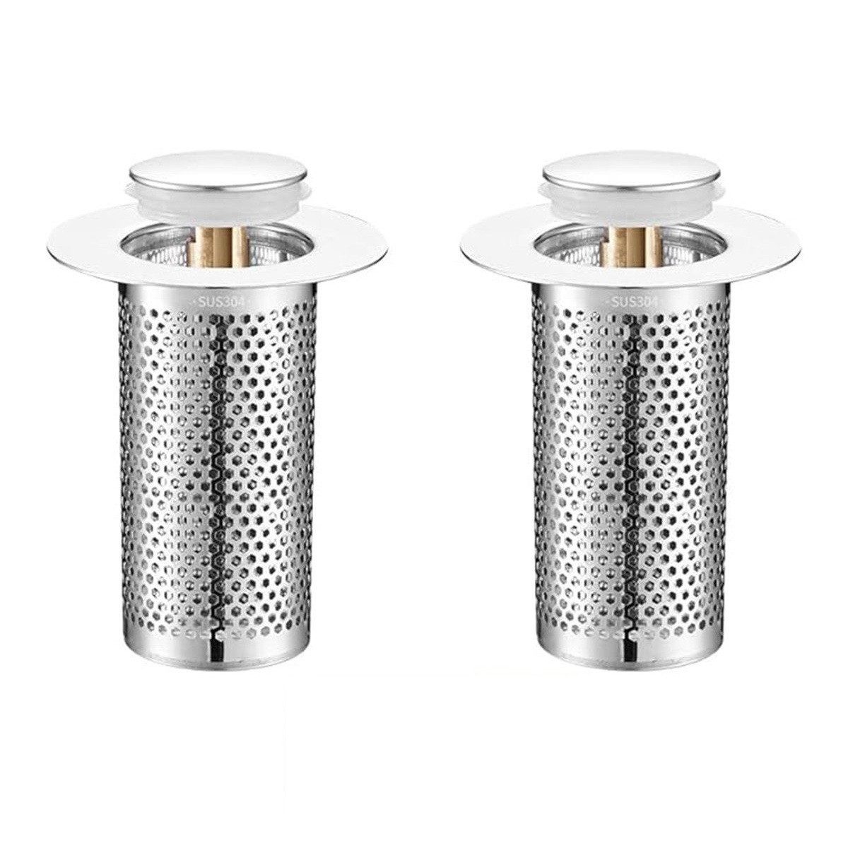DOPWii Waschbeckenstöpsel 2pcs Badezimmer-Waschbeckenstopper-Haarfänger,Pop günstig online kaufen