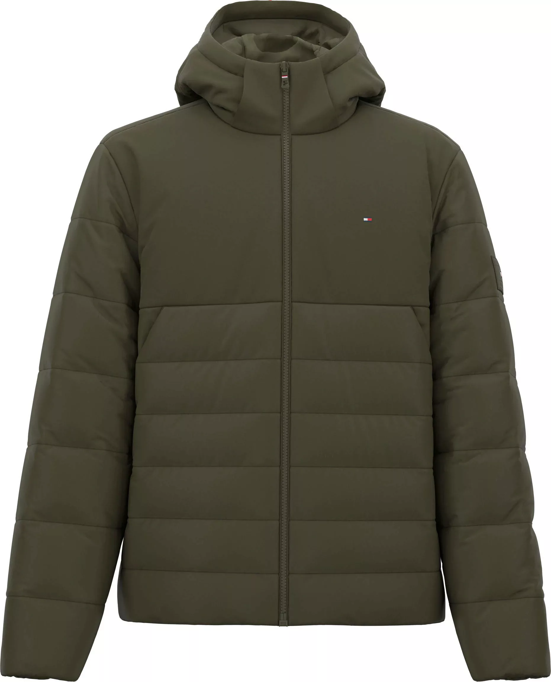 Tommy Hilfiger Steppjacke "CL MIXED MEDIA HOODED JACKET", mit Kapuze günstig online kaufen