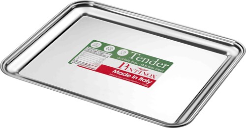 PINTINOX Servierplatte »Vassoi Tender«, (1 tlg.), eckig, Edelstahl, spülmas günstig online kaufen