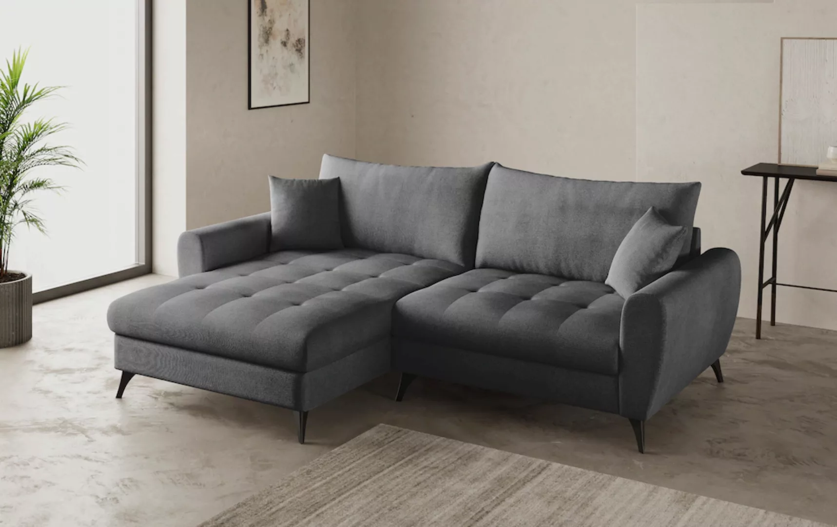 Mr. Couch Ecksofa "Blackburn II, L-Form", Mit Kaltschaumpolsterung bis 140 günstig online kaufen