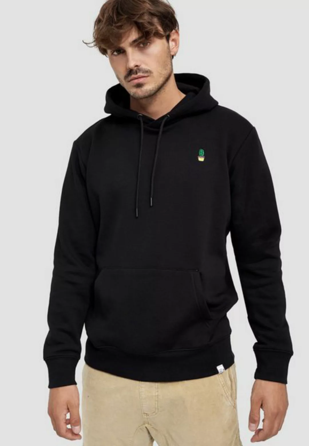 MIKON Hoodie Kaktus GOTS zertifizierte Bio-Baumwolle günstig online kaufen