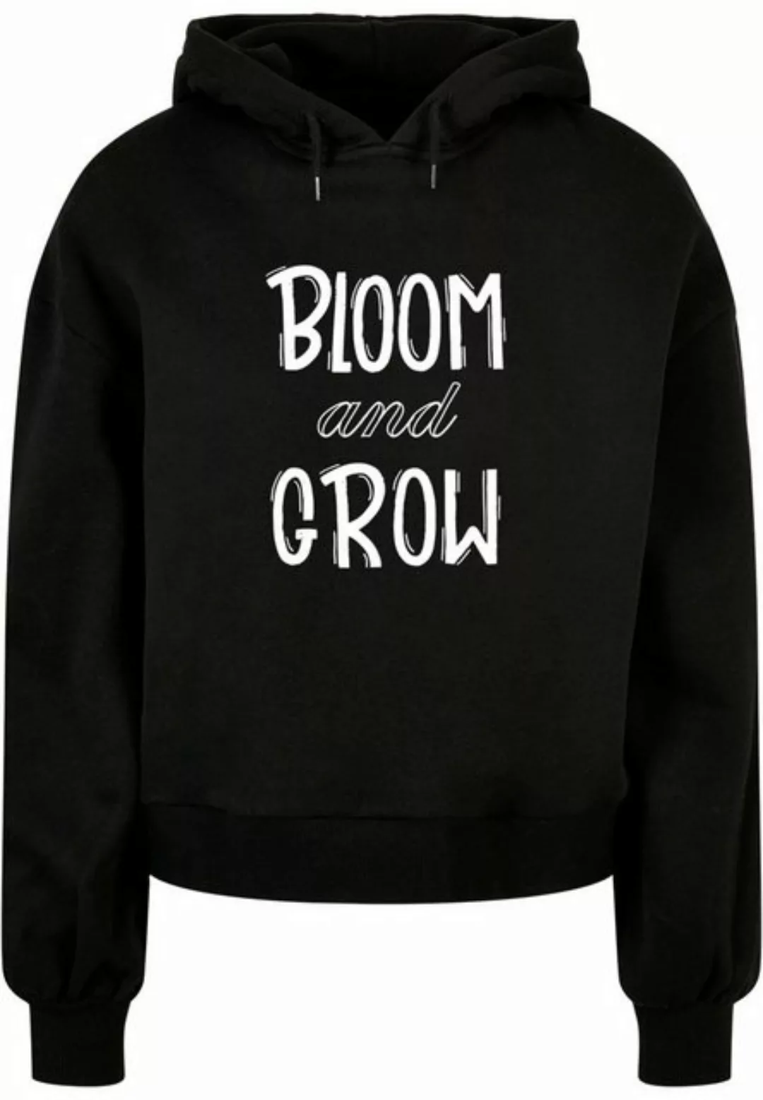 Merchcode Kapuzenpullover "Damen Ladies Spring - Bloom and grow Oversized H günstig online kaufen