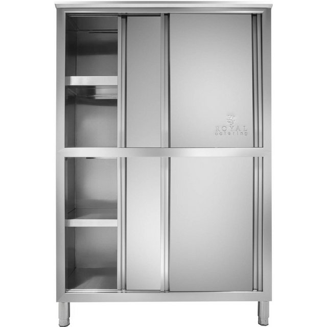 Royal Catering Vorratsschrank Edelstahlschrank Gastro Edelstahl Schrank Sch günstig online kaufen