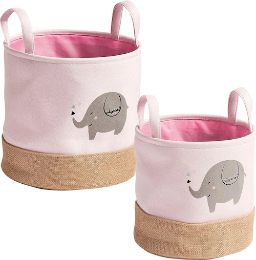 Zeller Present Aufbewahrungskorb "Elefant", (Set, 2 St.) günstig online kaufen