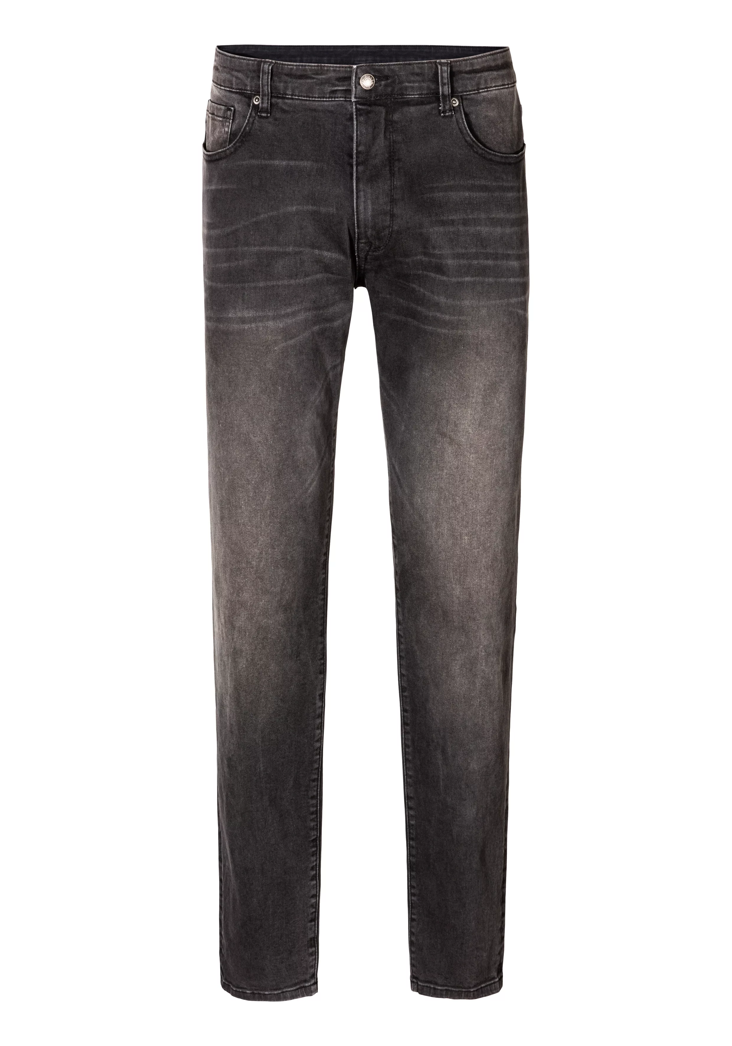 John Devin 5-Pocket-Jeans "Straight-fit Jeans", aus elastischer Denim-Quali günstig online kaufen