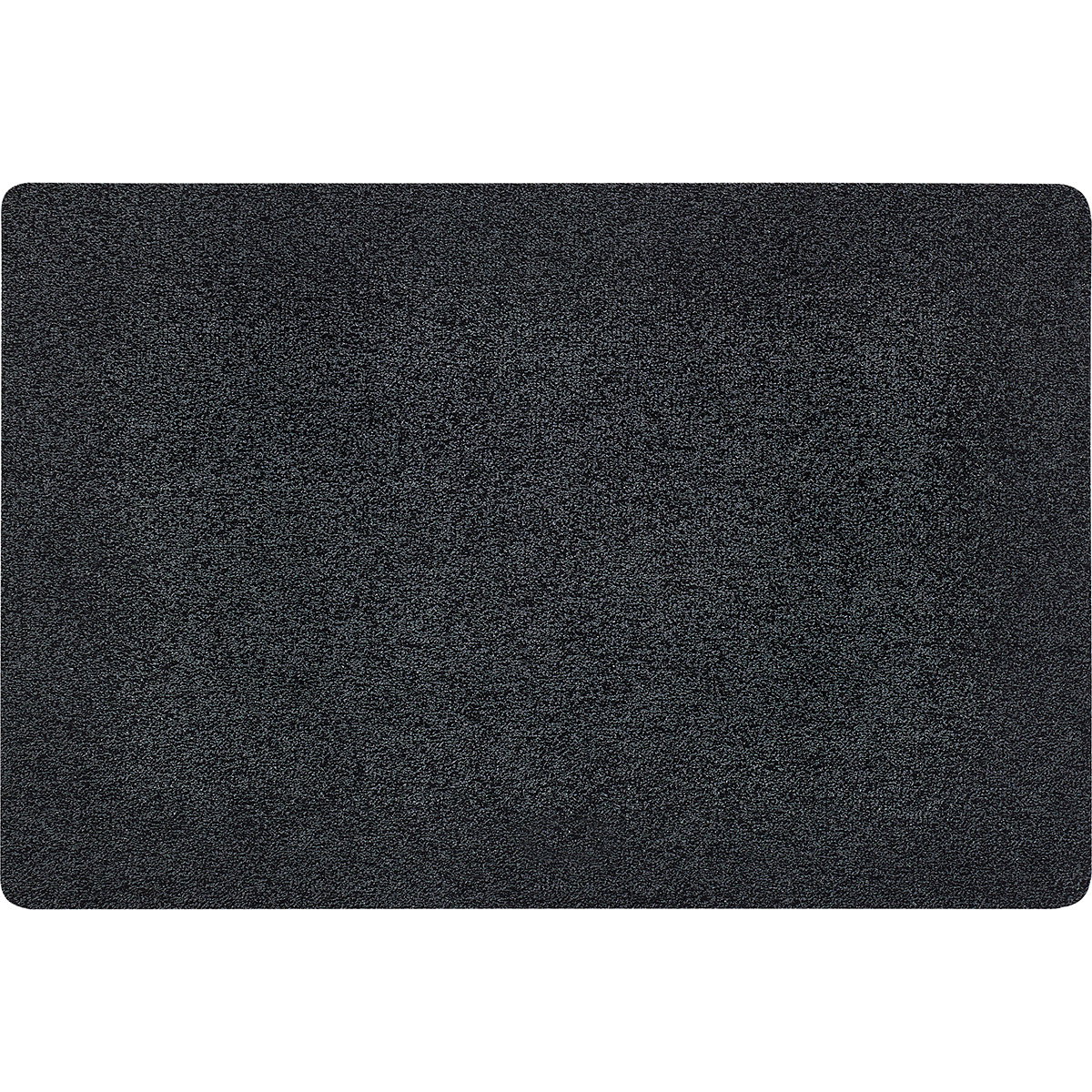 HOMCOM Fußmatte aus Baumwolle waschbar Anthrazit 120 x 80 x 0,45 cm   Aosom günstig online kaufen