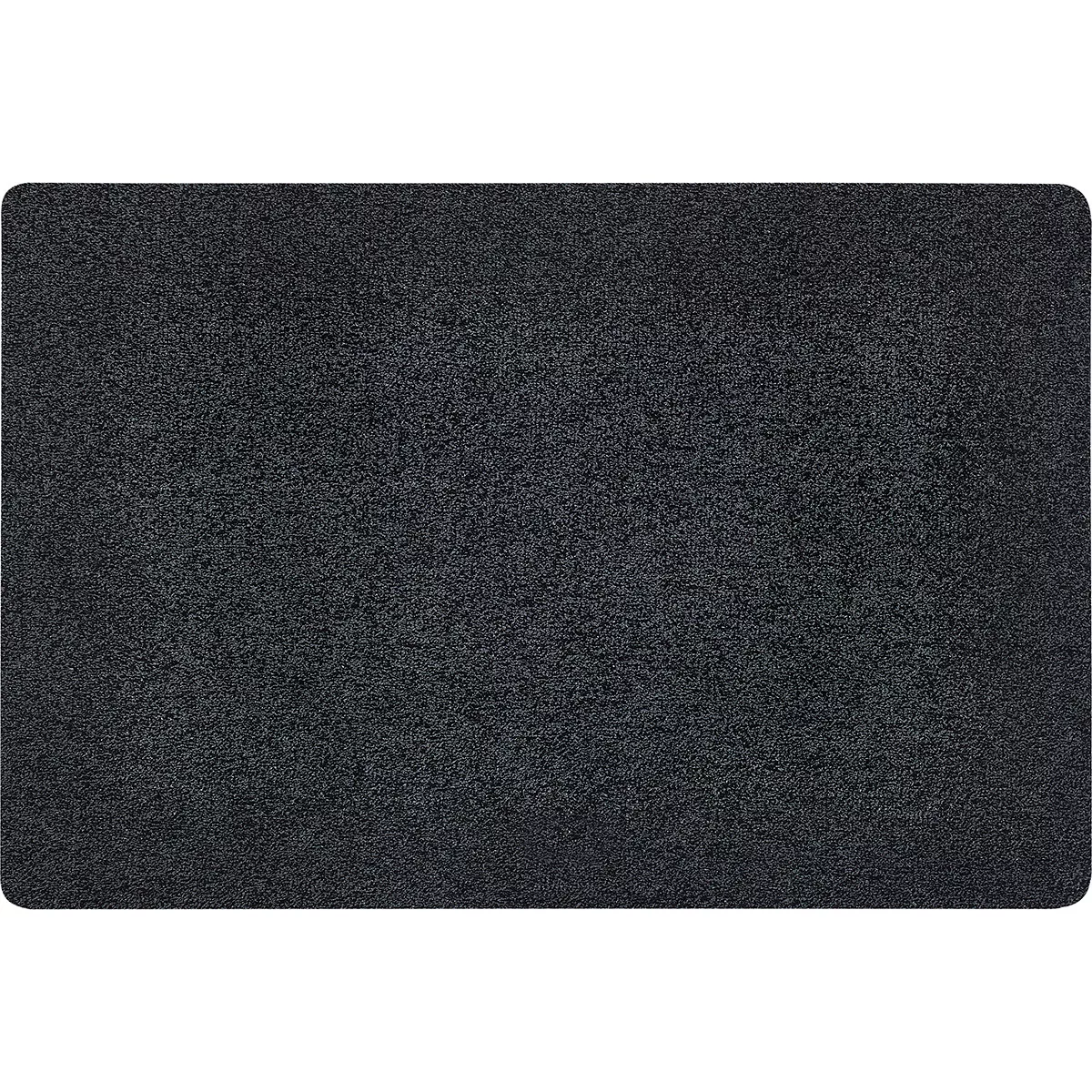 HOMCOM Fußmatte aus Baumwolle waschbar Anthrazit 120 x 80 x 0,45 cm   Aosom günstig online kaufen