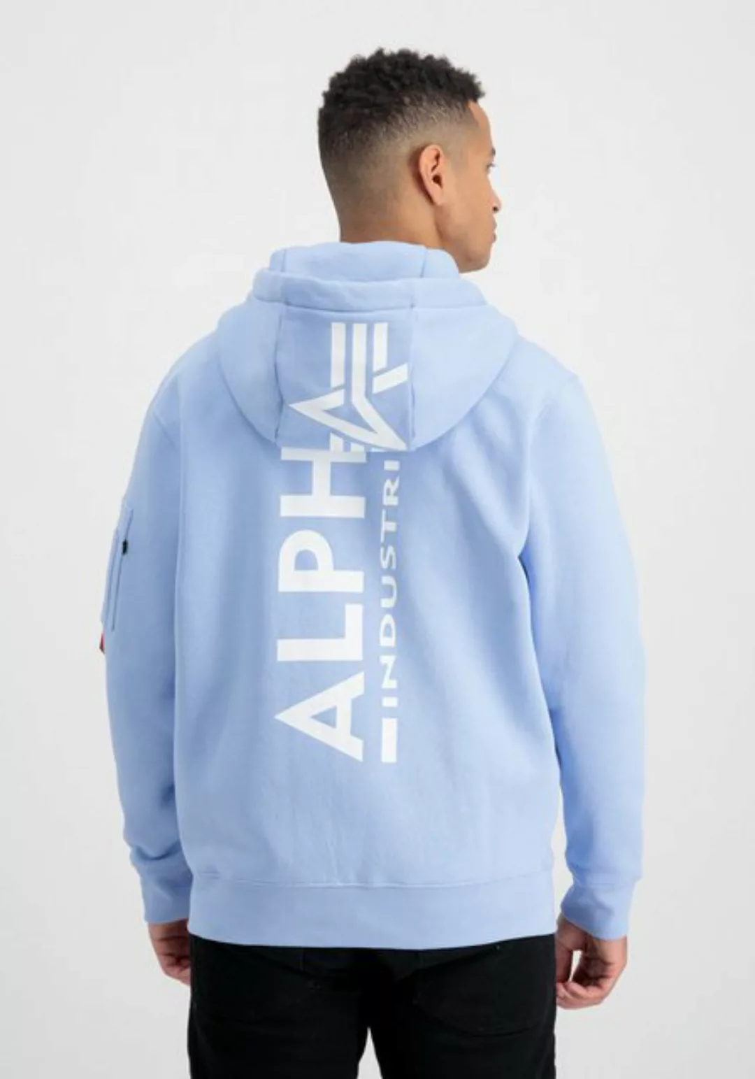 Alpha Industries Hoodie Alpha Industries Men - Hoodies Back Print Zip Hoody günstig online kaufen