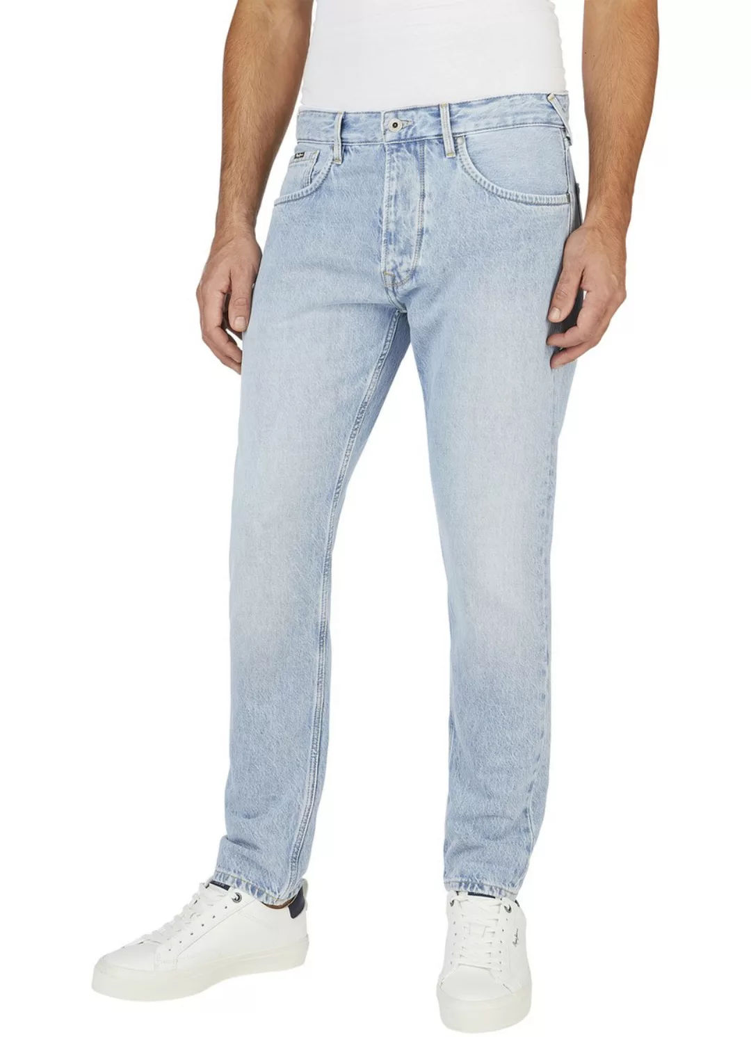 Pepe Jeans Herren Jeans CALLEN - Relaxed Fit - Blau - Light Blue Denim günstig online kaufen