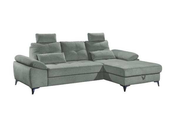 ED EXCITING DESIGN Ecksofa Auckland, mit Schlaffunktion & Bettkasten günstig online kaufen