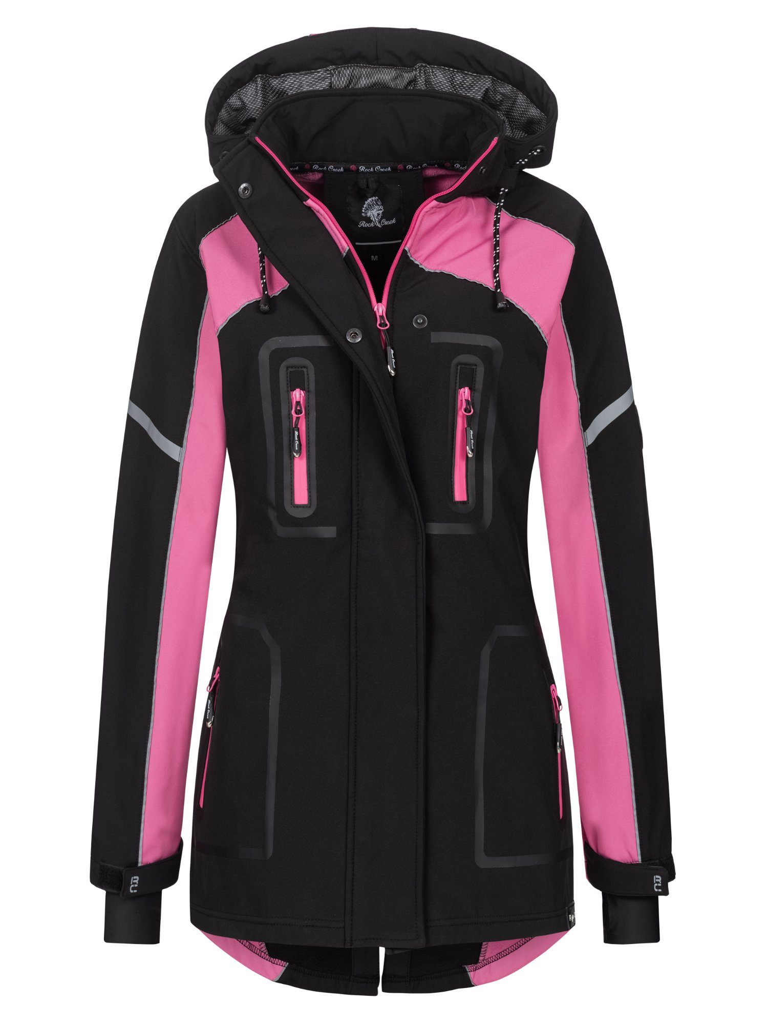 Rock Creek Softshelljacke Damen Softshellmantel Wanderjacke günstig online kaufen