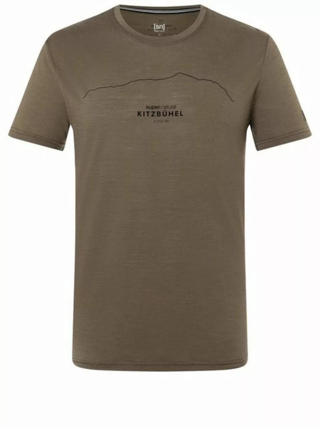 SUPER.NATURAL Print-Shirt Merino T-Shirt M KITZBÜHEL TEE genialer Merion-Ma günstig online kaufen