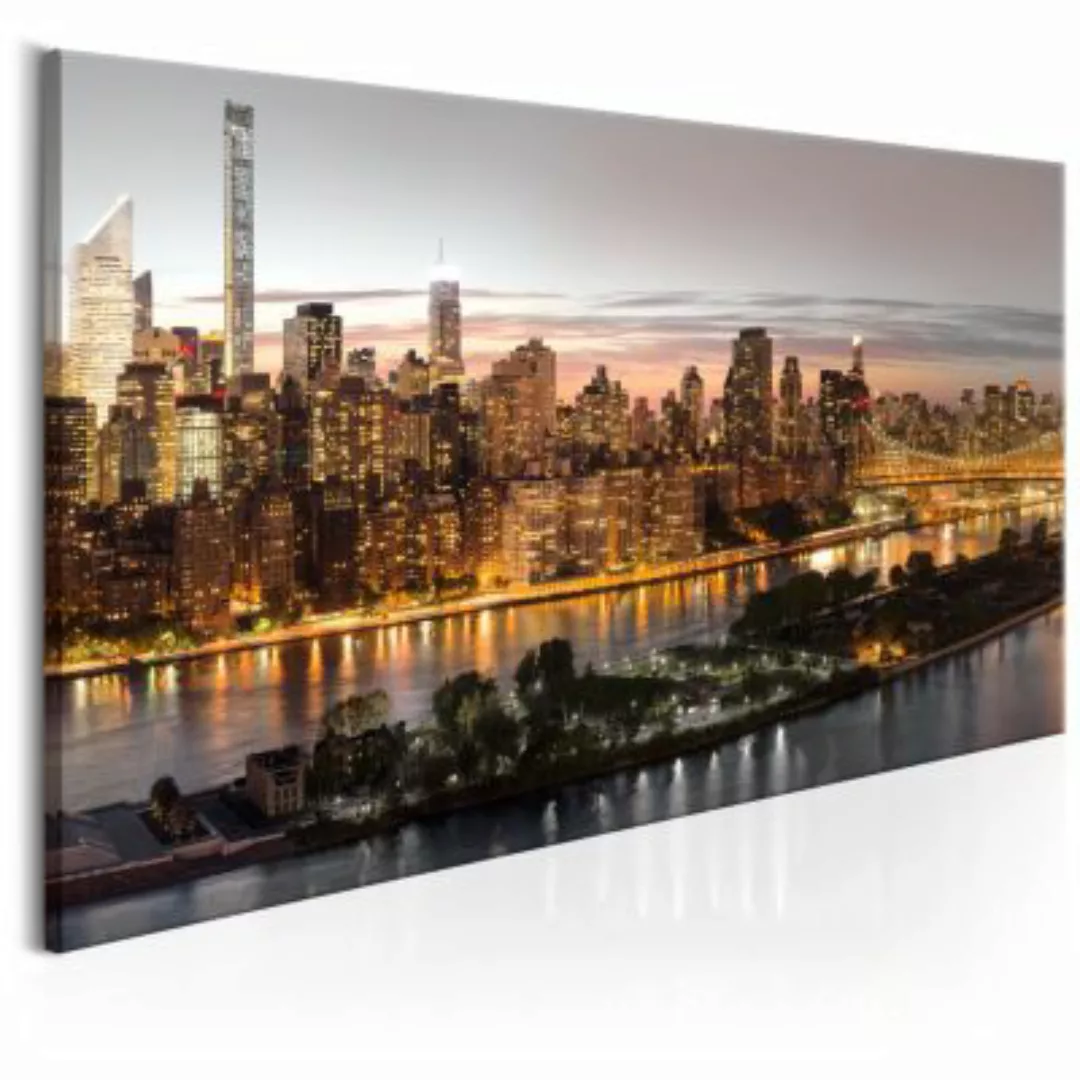 artgeist Wandbild Evening Manhattan mehrfarbig Gr. 70 x 35 günstig online kaufen