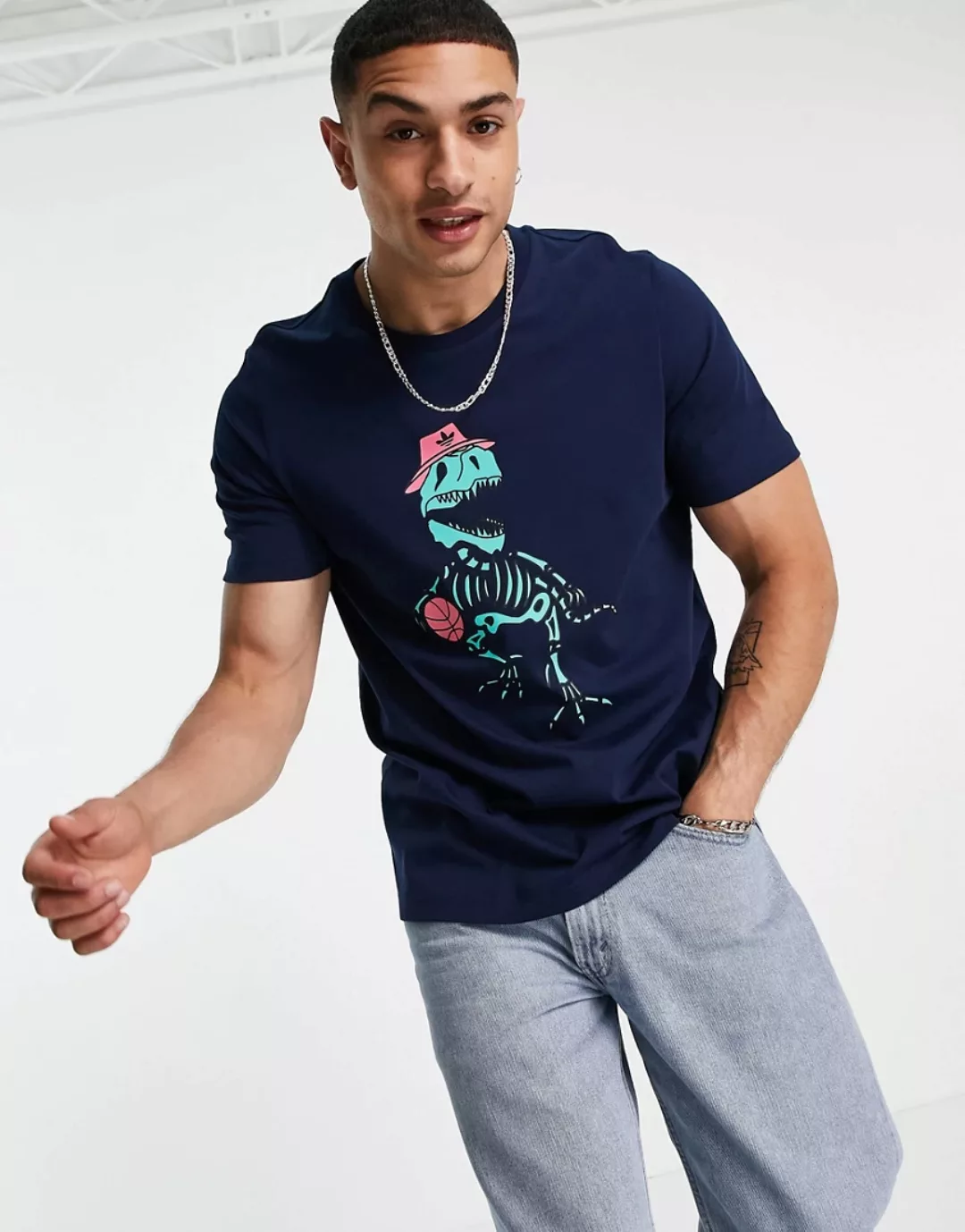 Adidas Originals 5 Dino Kurzarm T-shirt S Collegiate Navy günstig online kaufen