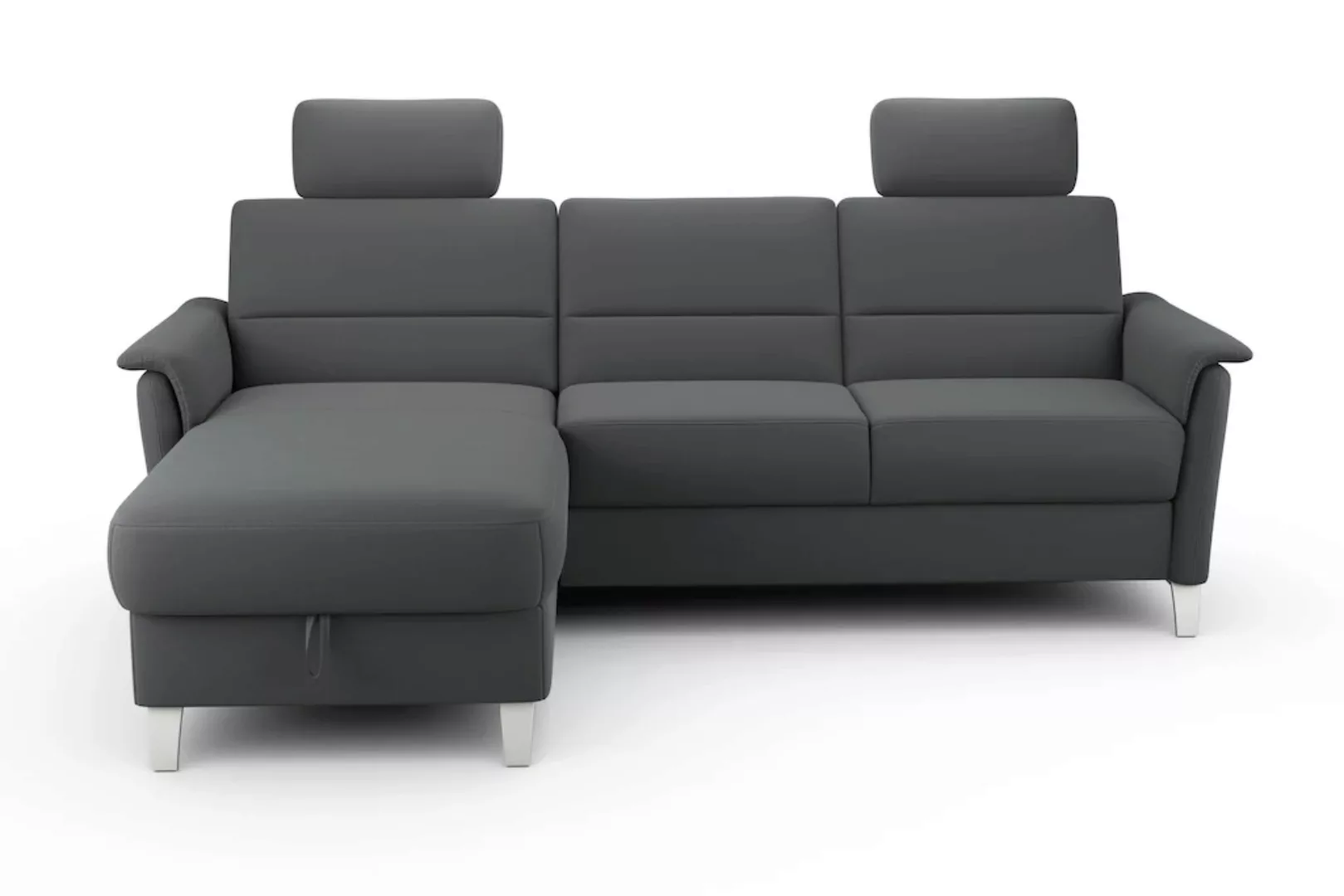 sit&more Ecksofa »Palmera L-Form«, Federkern, wahlweise mit Bettfunktion un günstig online kaufen