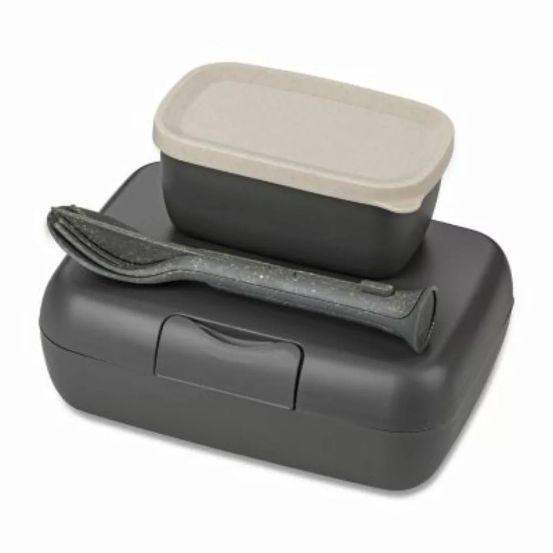 koziol CANDY READY Lunchbox-Set + Besteck-Set, 3er-Set Lunchboxen koralle günstig online kaufen