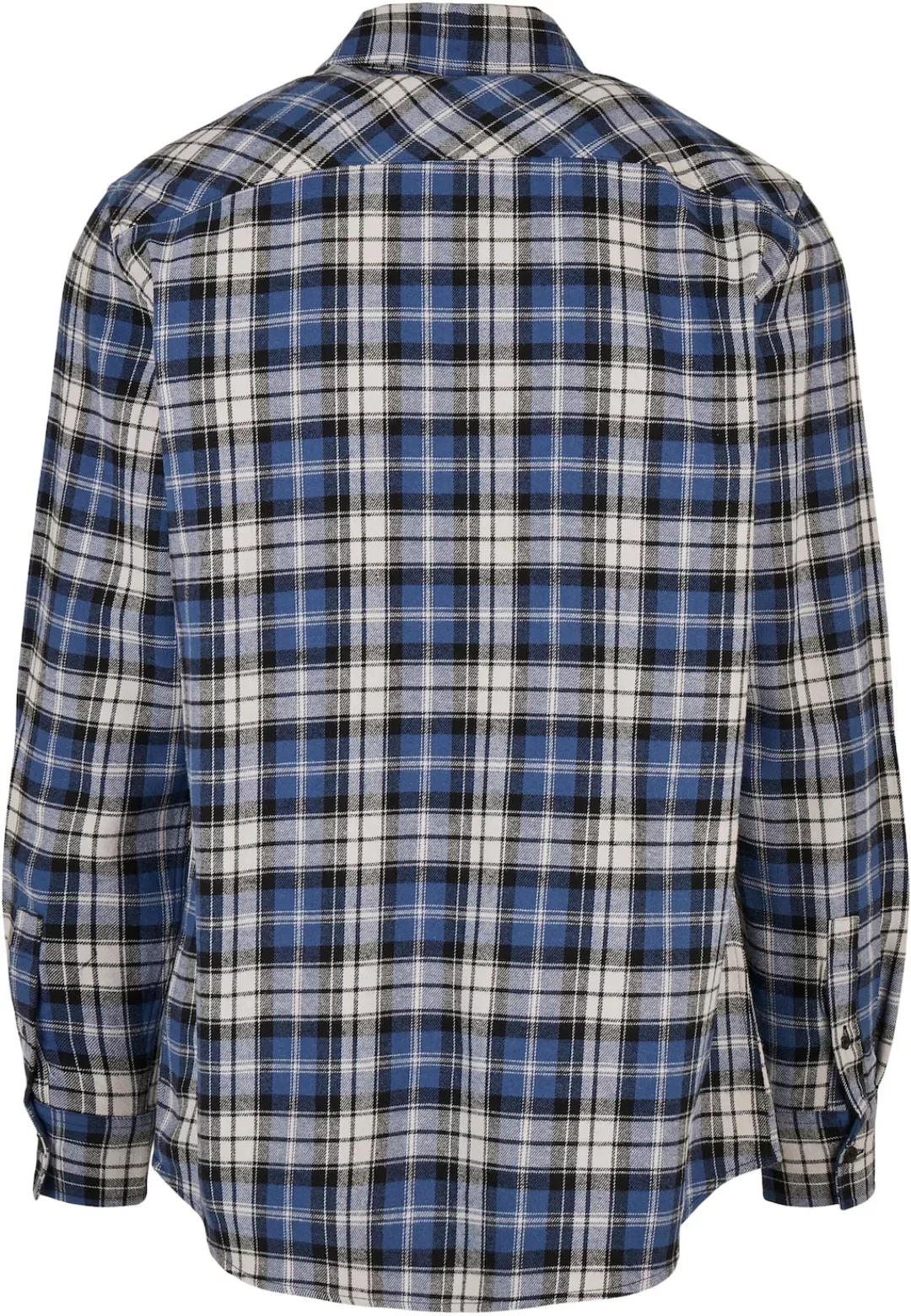 URBAN CLASSICS Langarmhemd "Urban Classics Herren Checked Roots Shirt", (1 günstig online kaufen