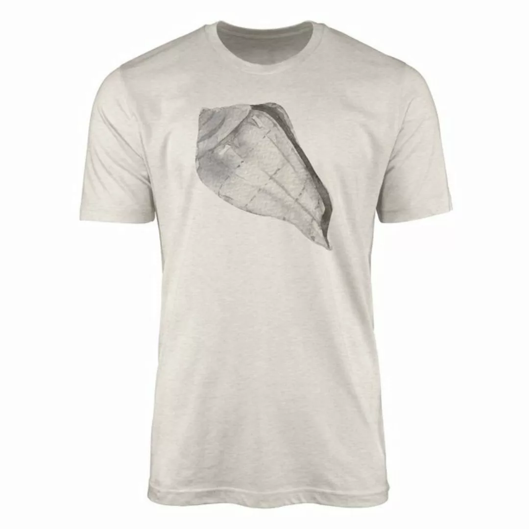 Sinus Art T-Shirt Herren Shirt 100% gekämmte Bio-Baumwolle T-Shirt Seemusch günstig online kaufen
