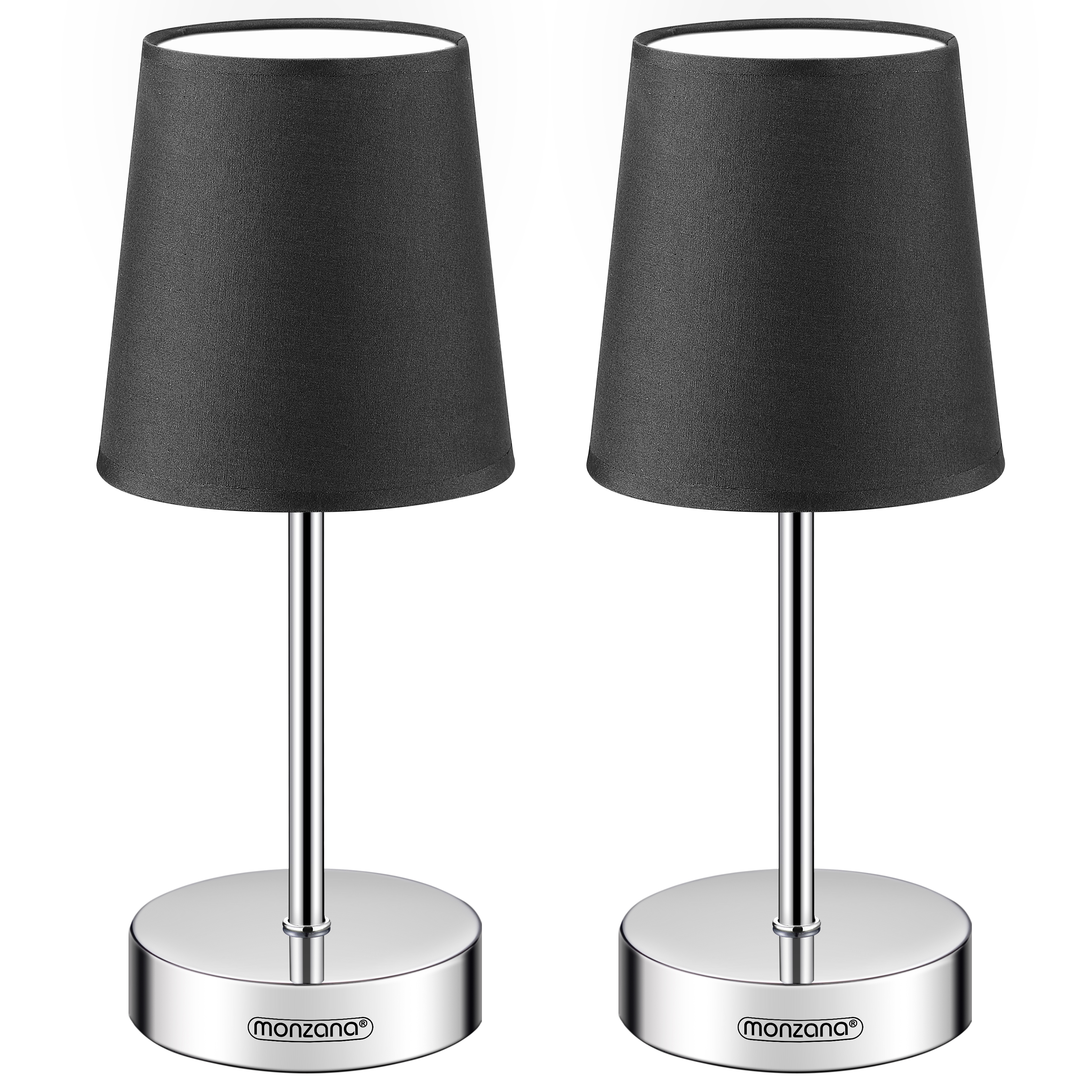 Tischlampe Lumière 2er-Set Anthrazit 32x13x13cm günstig online kaufen