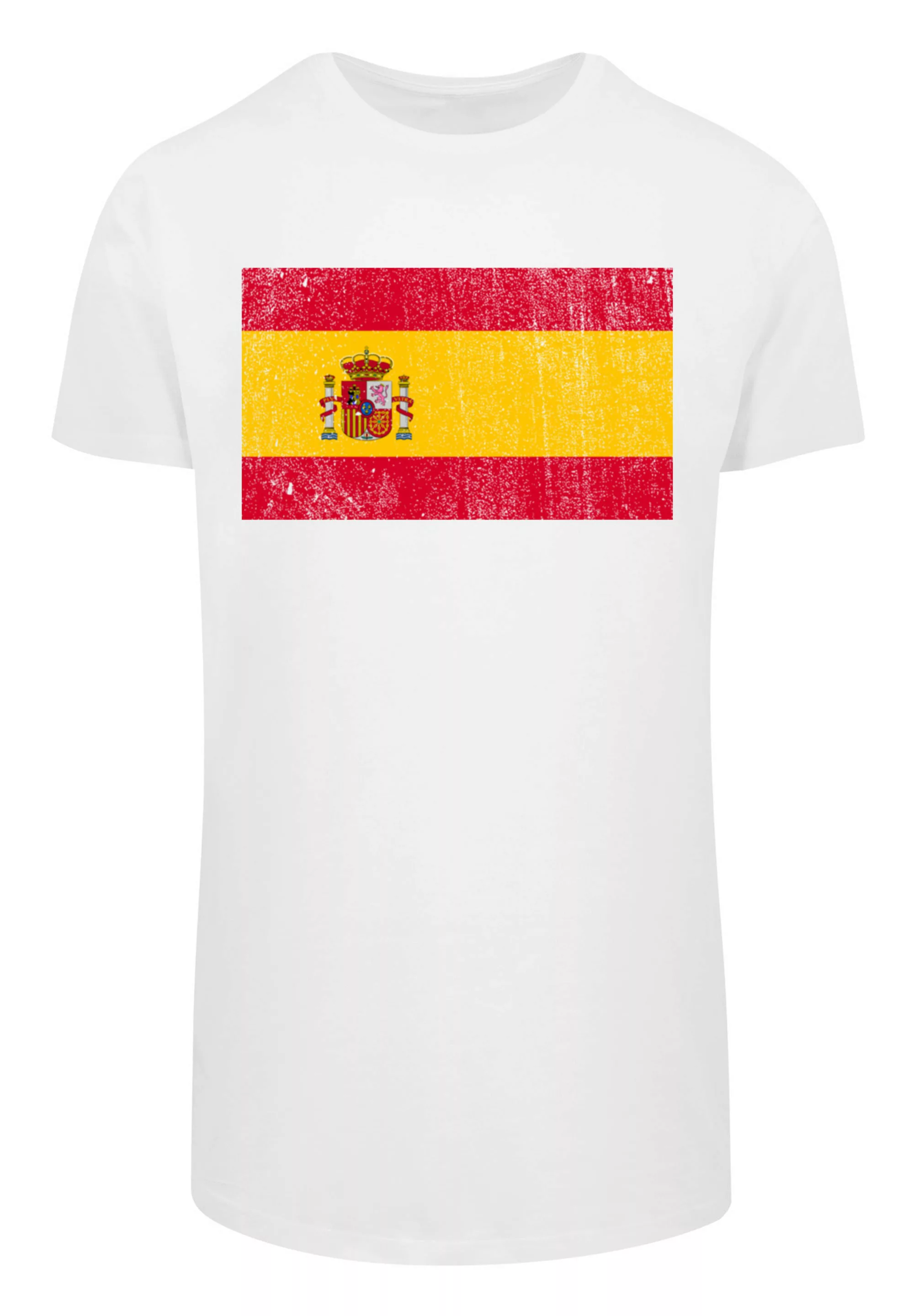 F4NT4STIC T-Shirt "Spain Spanien Flagge distressed", Print günstig online kaufen