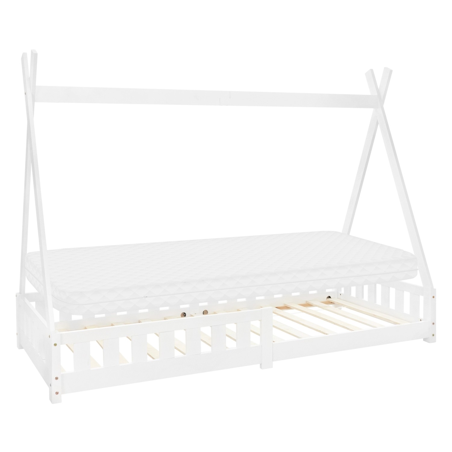 ML-DESIGN Spielbett Hausbett Tipi Zeltbett inkl. günstig online kaufen