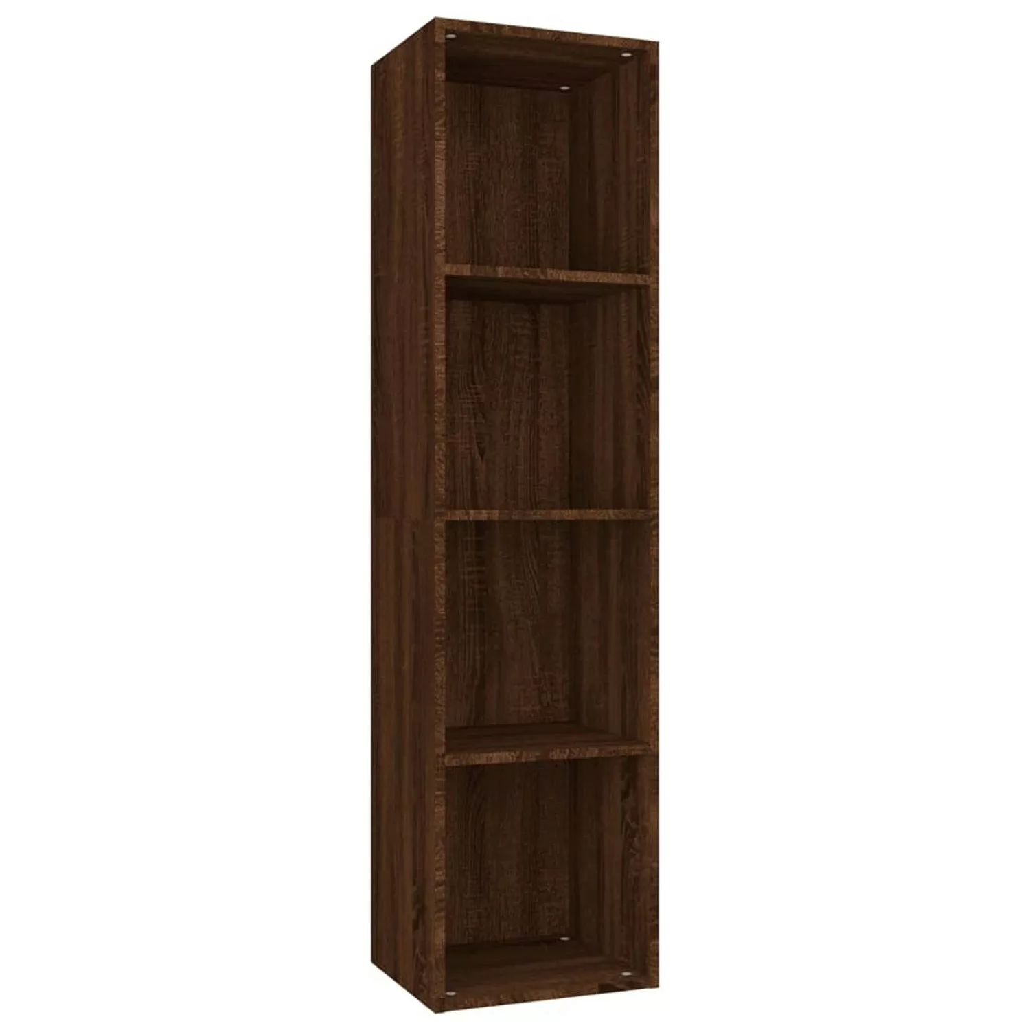 VidaXL Bücherschrank/TV-Schrank Braun Eichen-Optik 36x30x143 cm günstig online kaufen