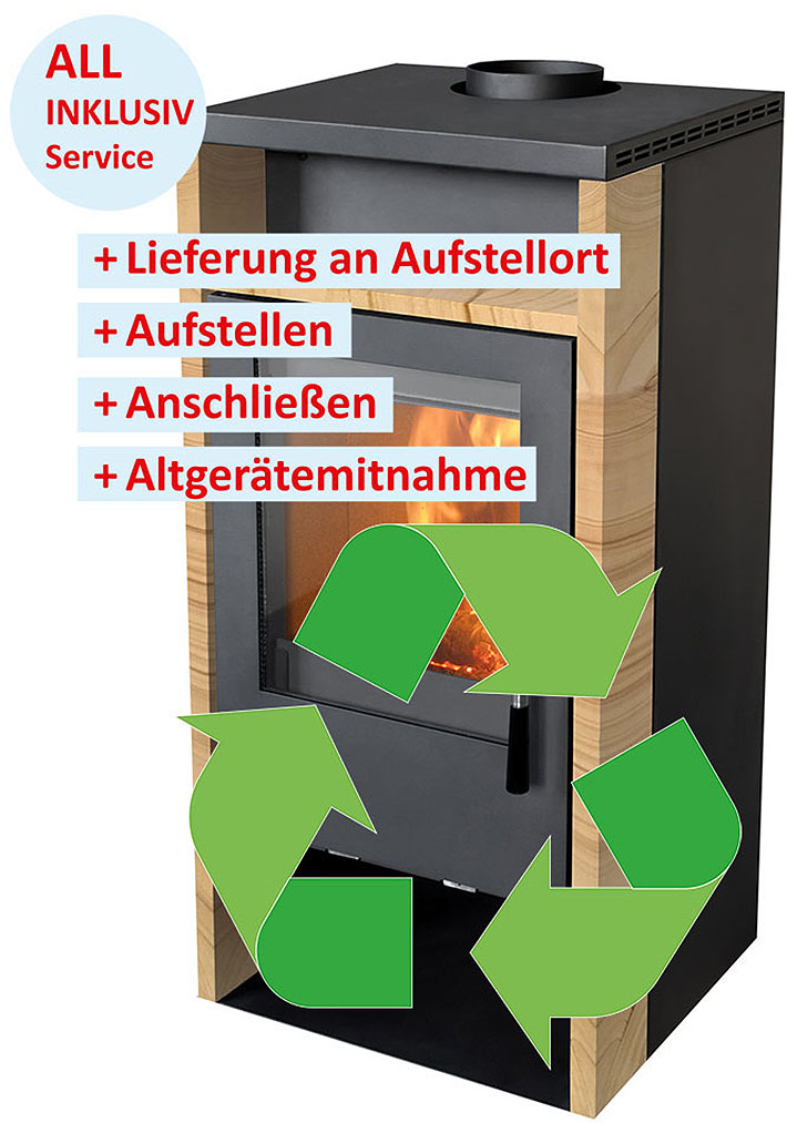 Firefix Kaminofen »»Rhea««, (All INCLUSIVE Service: Aufstellen, Anschließen günstig online kaufen