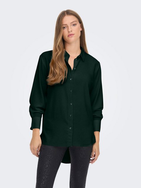 JACQUELINE de YONG Blusenshirt Bluse Hemdkragen Langarm Knopfleiste 8177 in günstig online kaufen