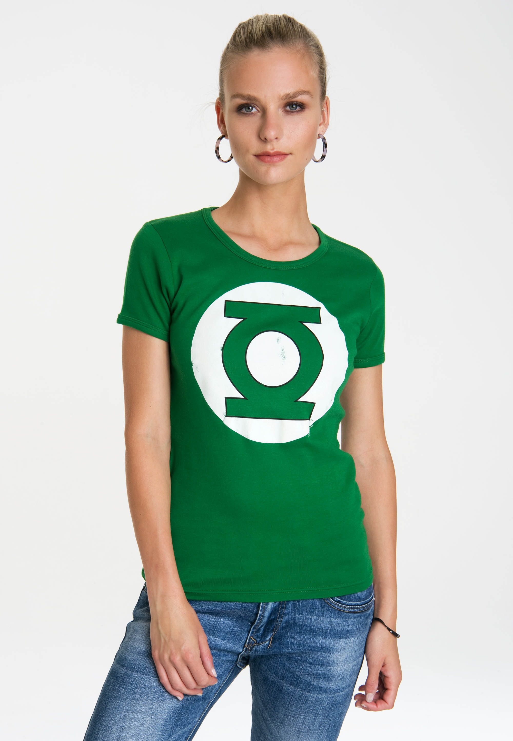 LOGOSHIRT T-Shirt "Green Lantern Logo", mit lizenziertem Originaldesign günstig online kaufen